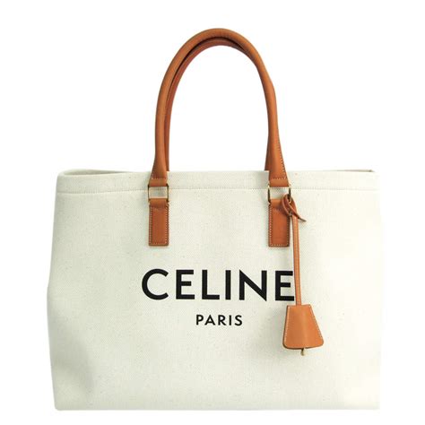 celine white canvas bag|Celine canvas bag vintage.